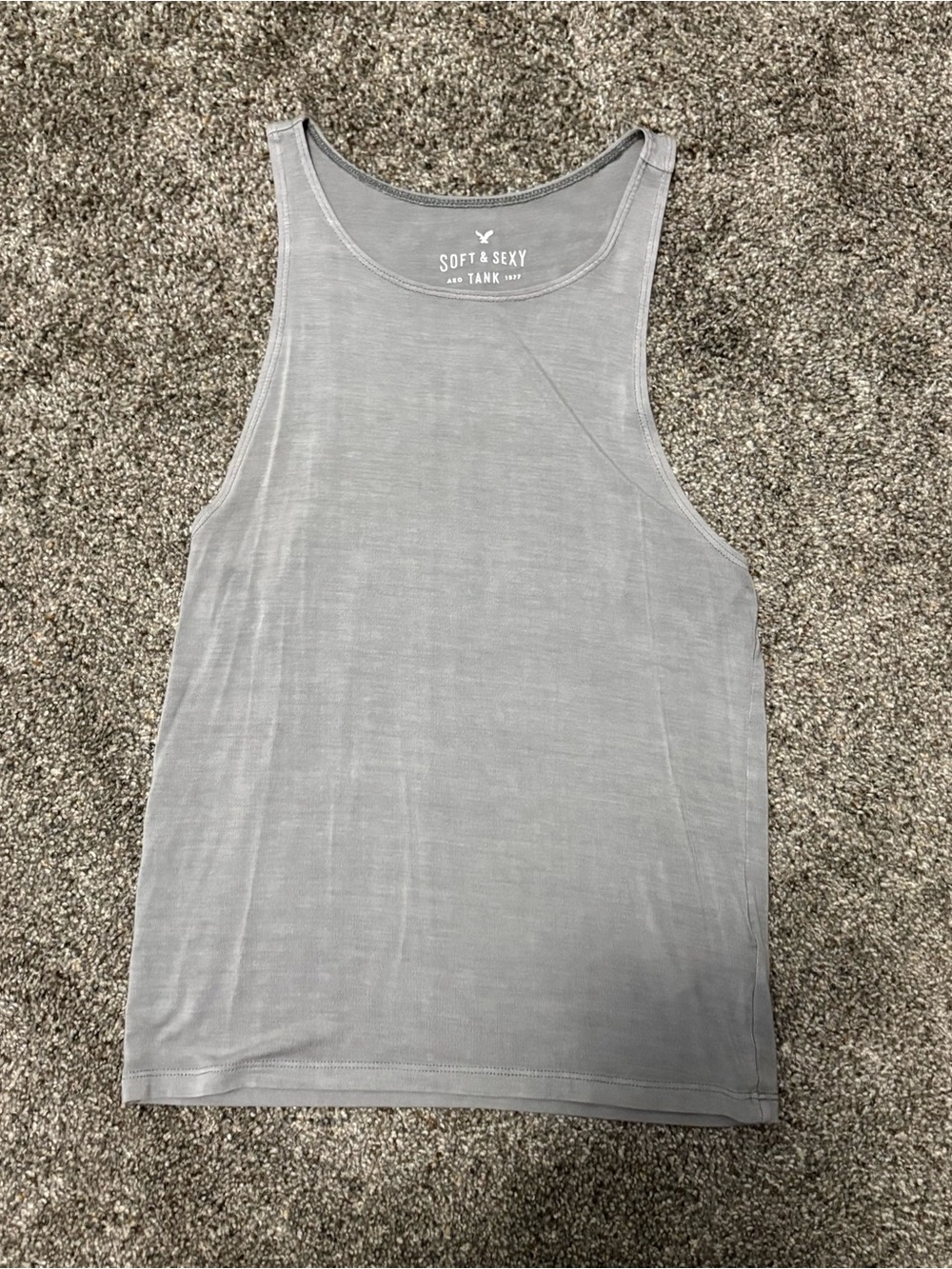 American Eagle Outfitters Gray Soft & Sexy Tank